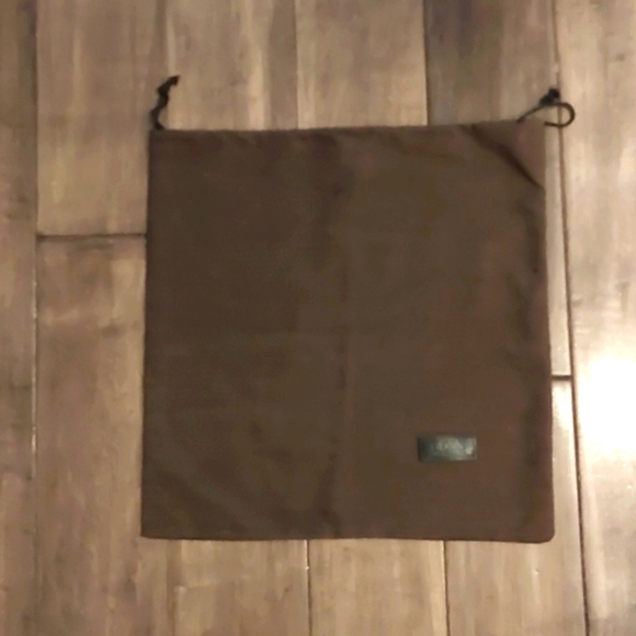 HUGO BOSS BROWN 15" X 15" DRAWSTRING DUSTBAG - Picture 3 of 6